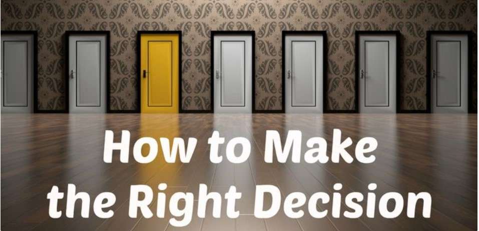 The right decision