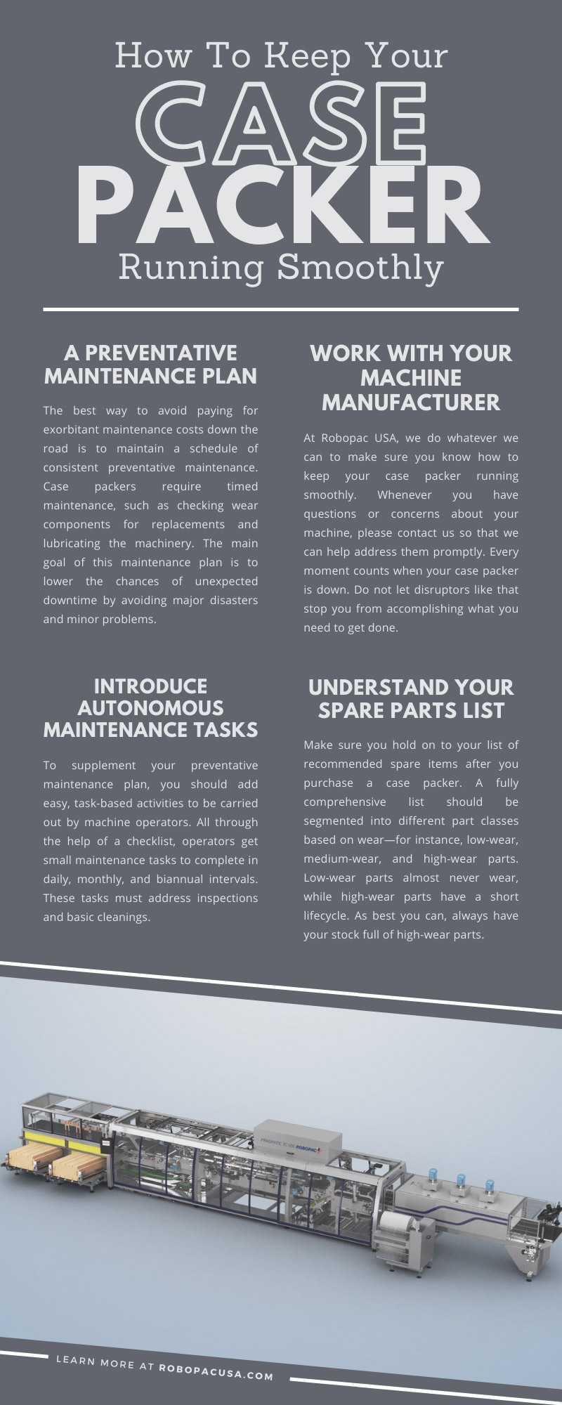 How To Keep Your Case Packer Running Smoothly