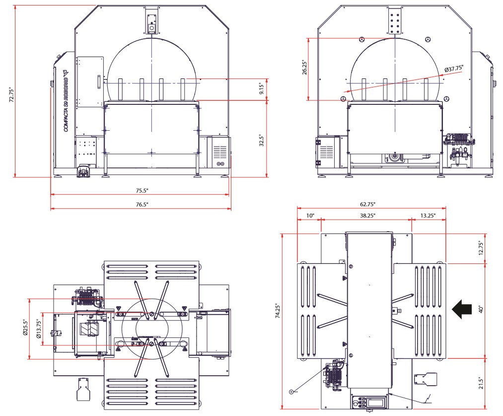 Compacta Tire Wrapper Layout Compacta Tire Wrapper Layout