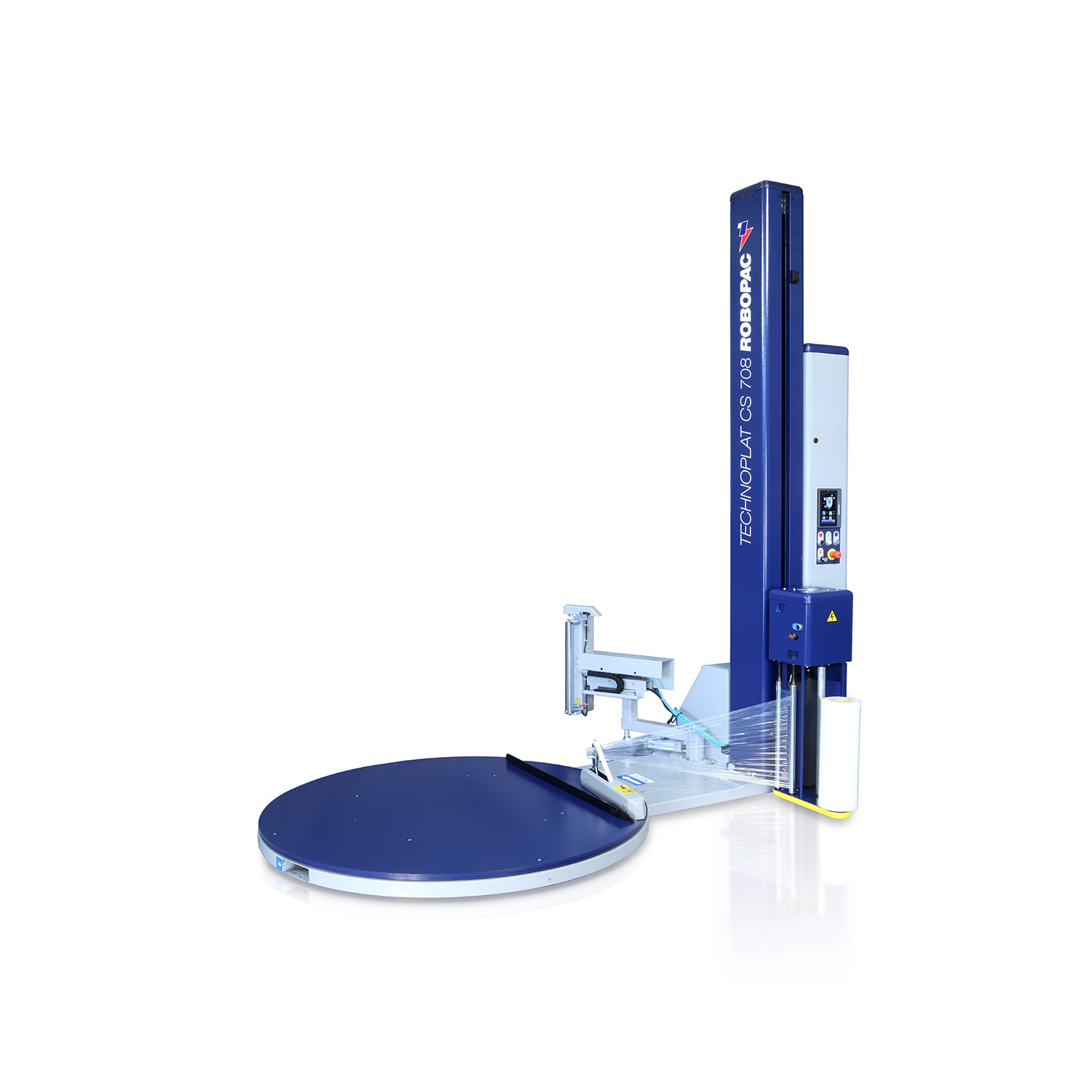 Technoplat 708 CS semi-automatic turntable stretch wrapper