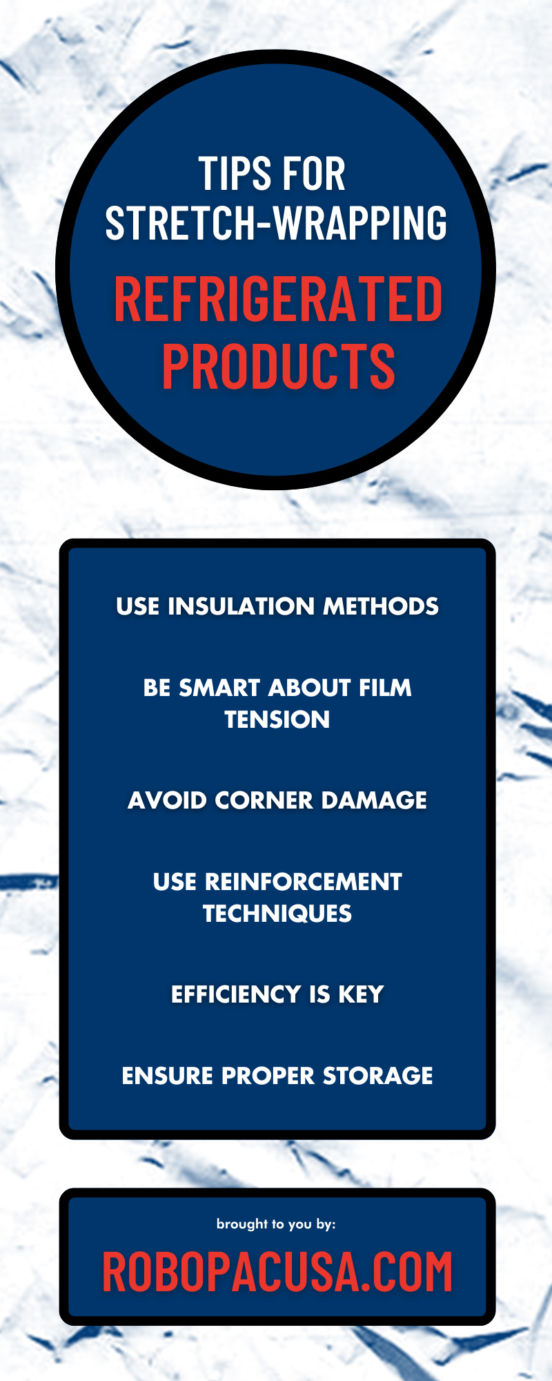 Tips for Stretch-Wrapping Refrigerated Products