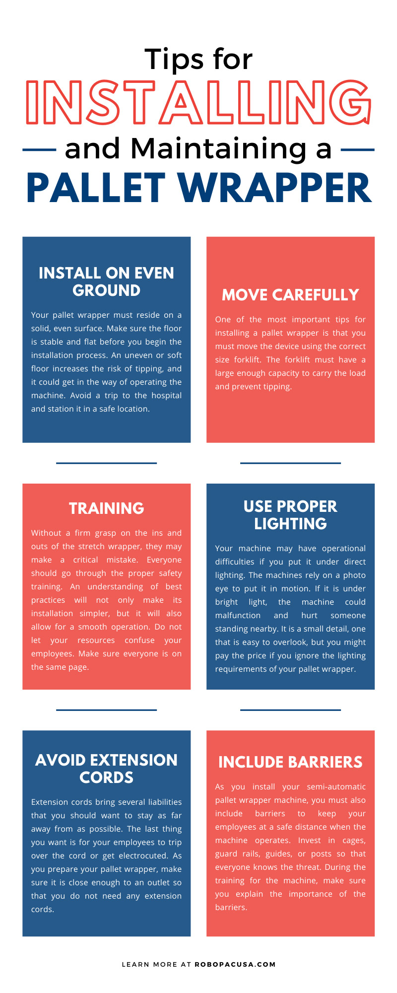 Tips for Installing and Maintaining a Pallet Wrapper