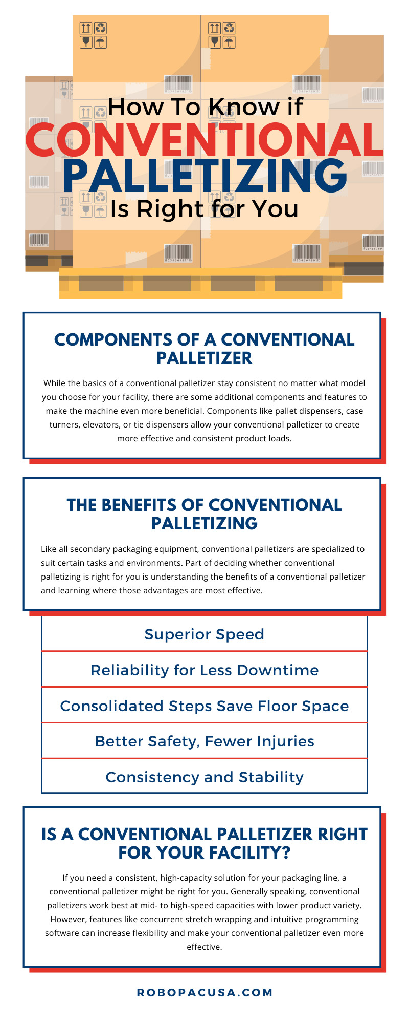 How To Know if Conventional Palletizing Is Right for You