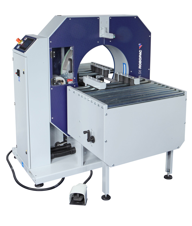 Compacta SPR horizontal semi-automatic stretch wrapper