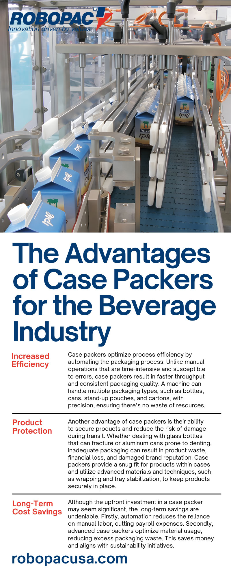The Advantages of Case Packers for the Beverage Industry 
