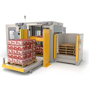 2 TopTier Low In-feed Palletizer