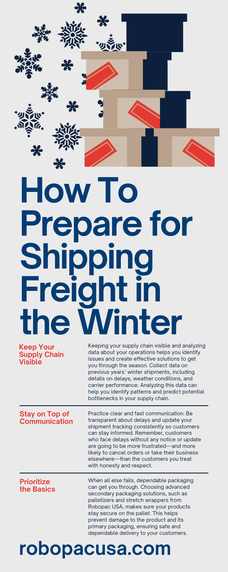 How To Prepare for Shipping Freight in the Winter