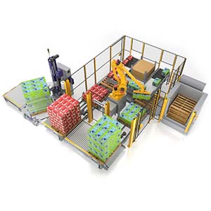 2 Robotic cell palletizer